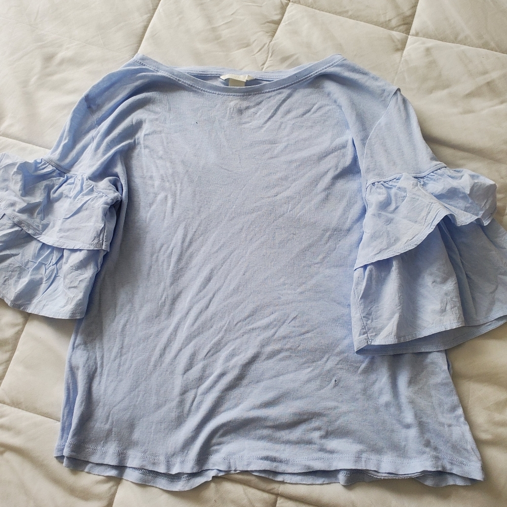 Women's baby blue blouse